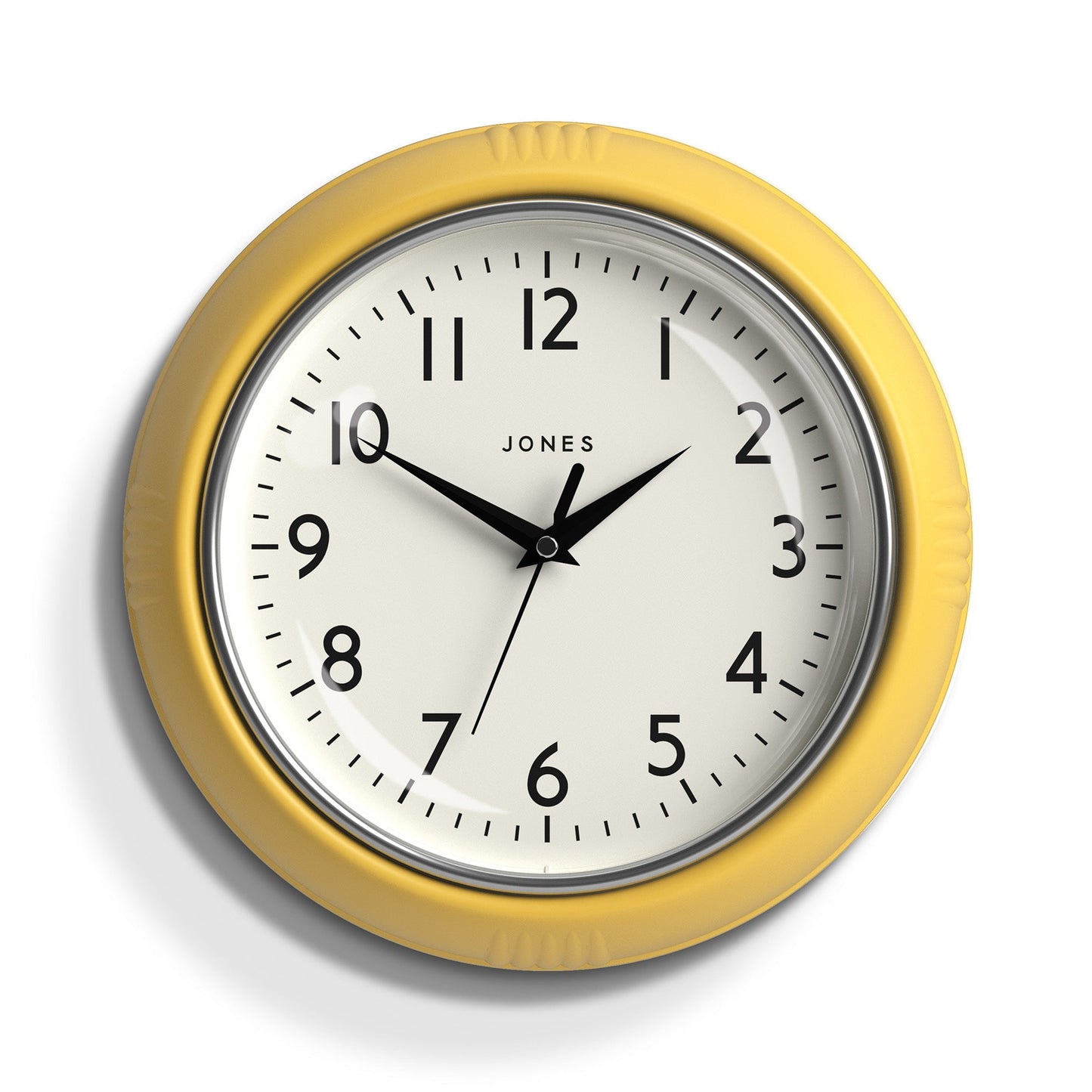 Jones Ketchup wall clock in yellow 24cm