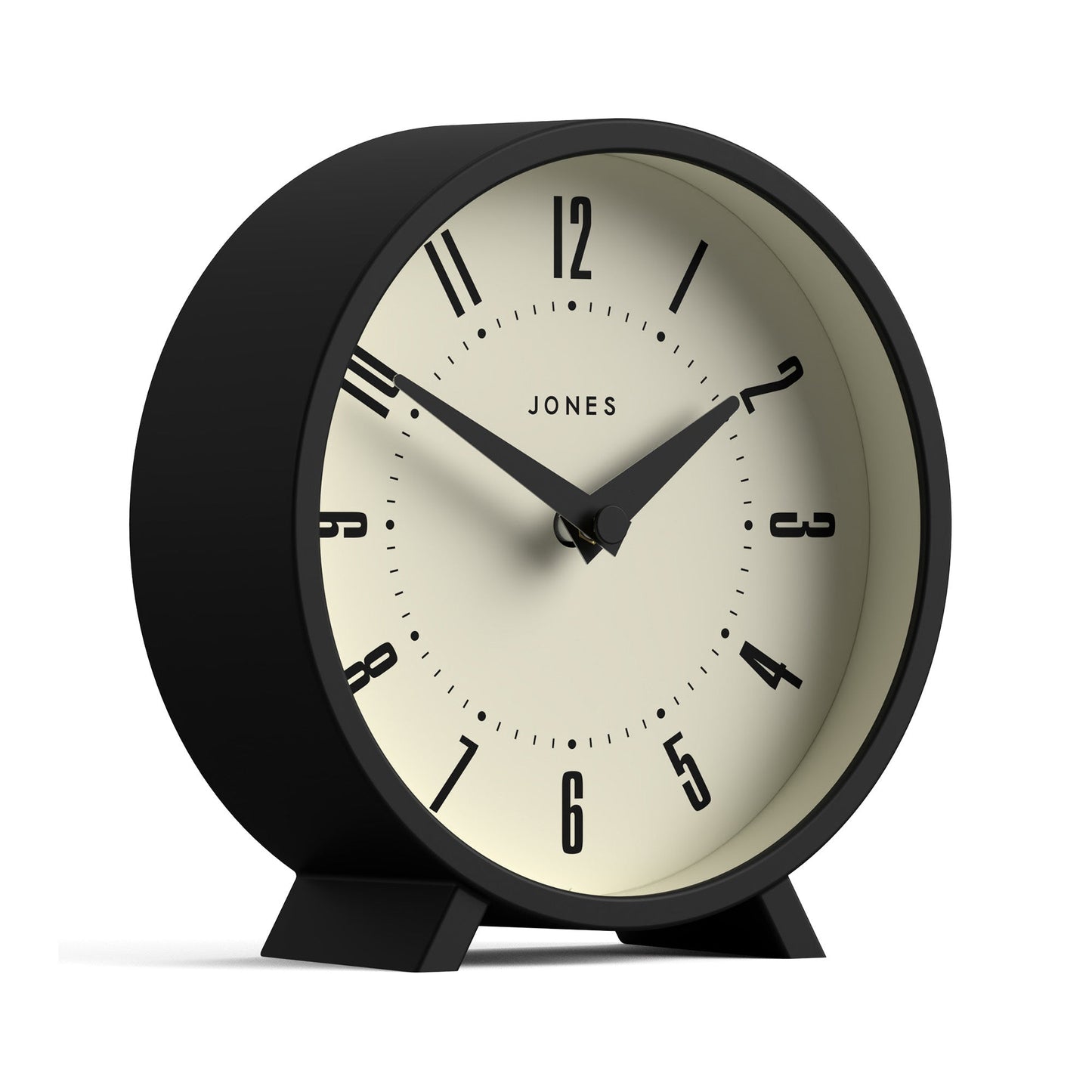 Jones Venus mantel clock in black